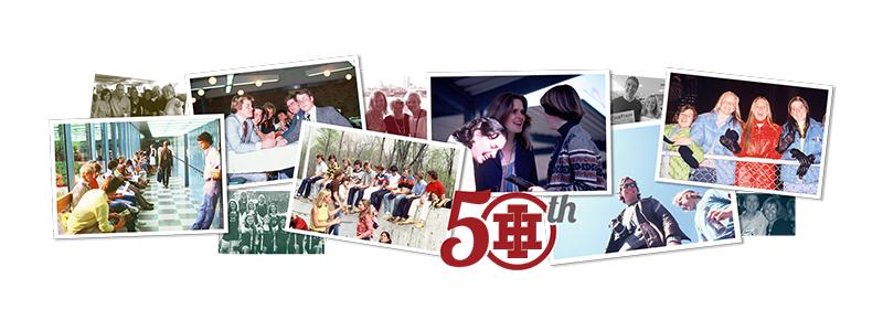 A collage of photographs from the Indian Hill Class of 1977